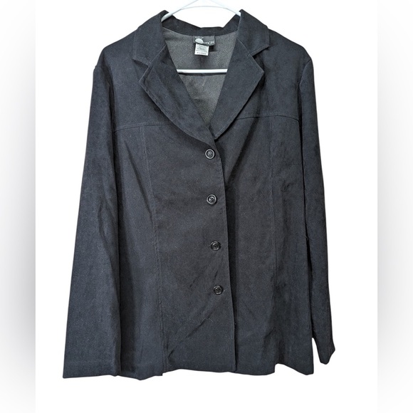 First option NWT blazer jacket size XL in black - Picture 1 of 5
